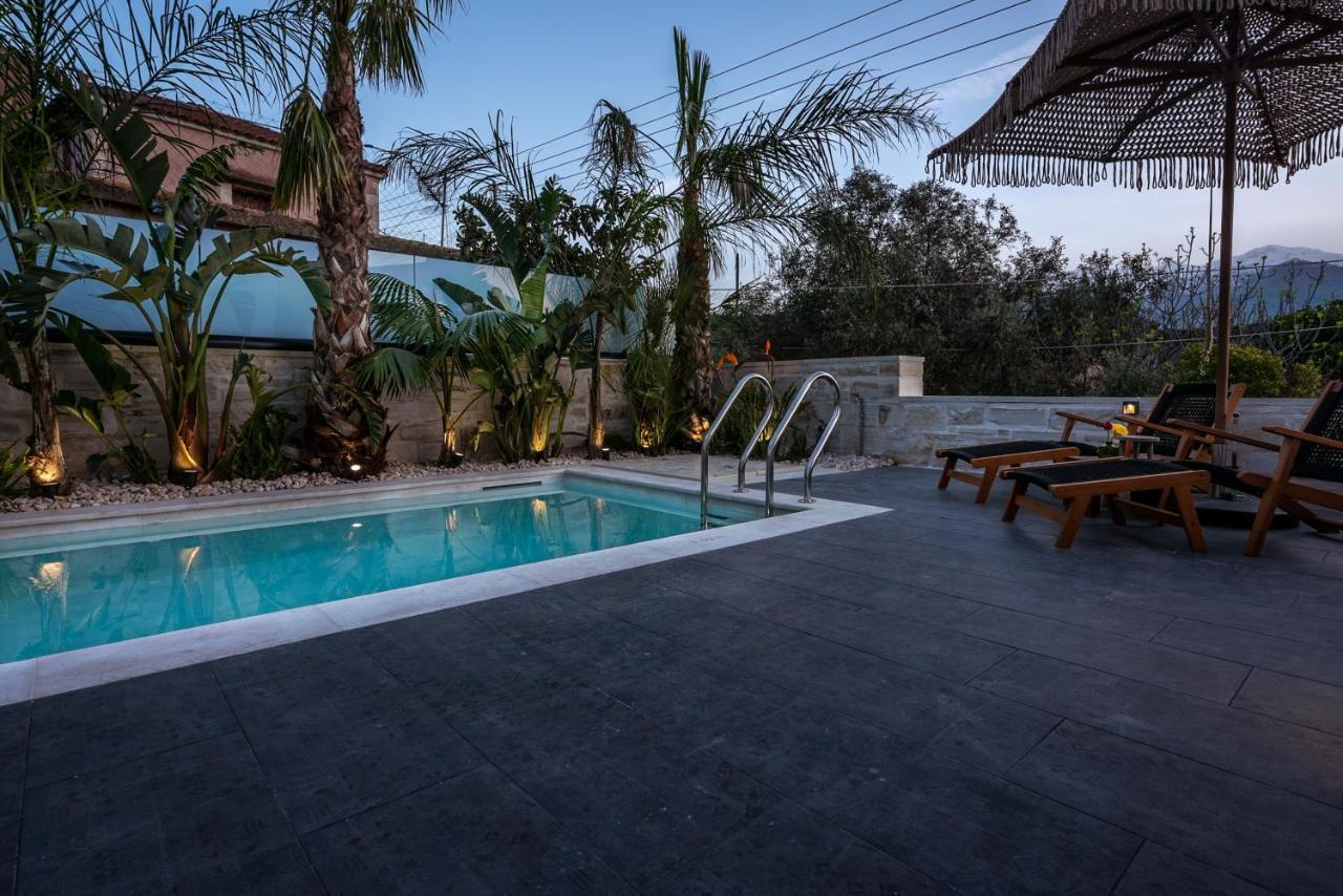 Villa Armenus, Private Pool, Garden, Bbq Chania  Bagian luar foto
