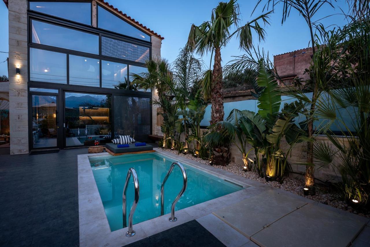 Villa Armenus, Private Pool, Garden, Bbq Chania  Bagian luar foto